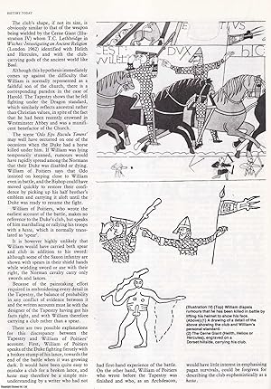Image du vendeur pour Clubs and Maces in the Bayeux Tapestry. An original article from History Today, 1982. mis en vente par Cosmo Books