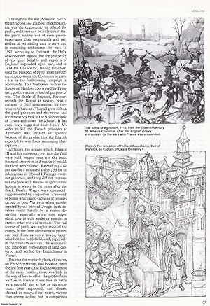 Seller image for Why Men Fought in the Hundred Years War: Patriotism, Propaganda and Profit. An original article from History Today, 1983. for sale by Cosmo Books