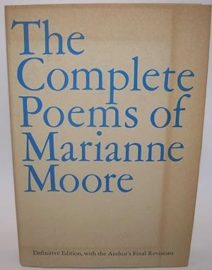 Bild des Verkufers fr The Complete Poems of Marianne Moore zum Verkauf von Easy Chair Books