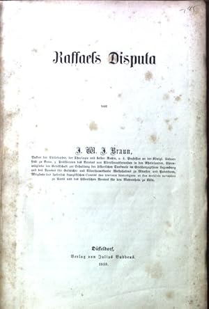 Bild des Verkufers fr Raffaels Disputa; zum Verkauf von books4less (Versandantiquariat Petra Gros GmbH & Co. KG)