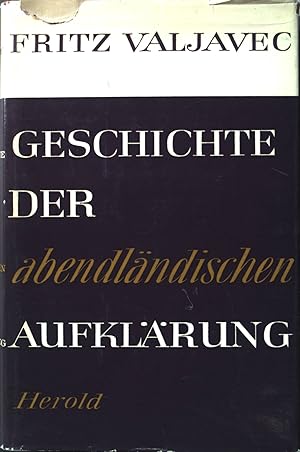Imagen del vendedor de Geschichte der abendlndischen Aufklrung a la venta por books4less (Versandantiquariat Petra Gros GmbH & Co. KG)