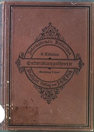 Bild des Verkufers fr Entwicklungstheorie (Darwins Lehre). Internationale Bibliothek ; 1 zum Verkauf von books4less (Versandantiquariat Petra Gros GmbH & Co. KG)