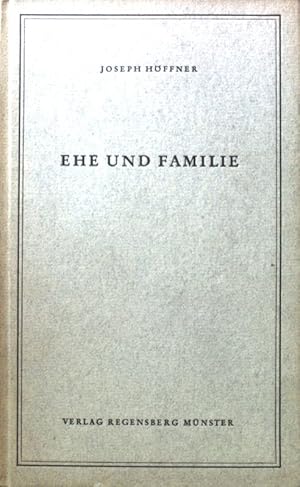 Bild des Verkufers fr Ehe und Familie: Wesen und Wandel in der Industriellen Gesellschaft. zum Verkauf von books4less (Versandantiquariat Petra Gros GmbH & Co. KG)