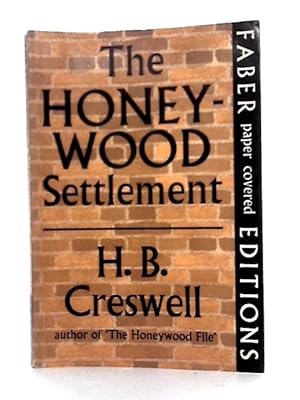 Seller image for Honeywood Settlement for sale by World of Rare Books