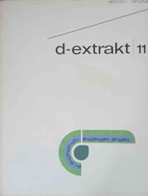 D-Extrakt. Wohnbauten. Hrsg. von d. Informationsdienst für Neuzeitl. Bauen. Gestaltung Siegfried ...