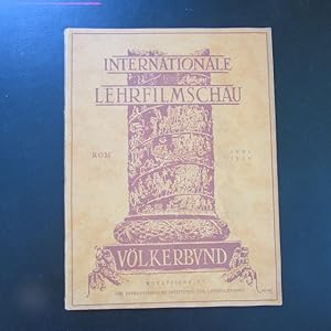 Bild des Verkufers fr Internationale Lehrfilmschau - Monatsschrift des internationalen Institutes fr Lehrerfilmwesen (II. Jahrgang, Juni 1930, Nr. 6) zum Verkauf von Bookstore-Online