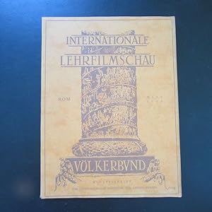 Bild des Verkufers fr Internationale Lehrfilmschau - Monatsschrift des internationalen Institutes fr Lehrerfilmwesen (II. Jahrgang, Mrz 1930, Nr. 3) zum Verkauf von Bookstore-Online