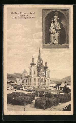 Ansichtskarte Mariazell, Kirche, Gnadenbild