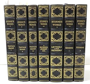 Bild des Verkufers fr The Works of Laurence Sterne. Large Paper Edition. In 7 vols. Limited to 500 numbered copies (no.56). zum Verkauf von Ogawa Tosho,Ltd. ABAJ, ILAB