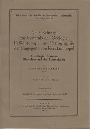 Neue Beiträge zur Kenntnis der Geologie, Palaeontologie und Petrographie der Umgegend von Konstan...