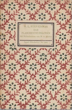 Imagen del vendedor de Das Flaschenteufelchen : Eine Erz. / R. L. Stevenson. [bertr. von Li Wegner]. Mit [eingedr.] Holzschn. von Hans Alexander Mller / Insel-Bcherei ; Nr. 302 a la venta por Bcher bei den 7 Bergen