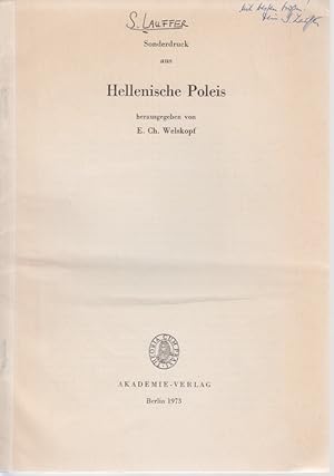 Die Liturgien in der Krisenperiode Athens. [Aus: Hellenische Poleis, hgg. von E. Ch. Welskopf]. D...