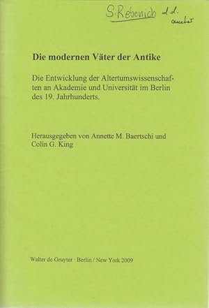 Bild des Verkufers fr Vom Nutzen und Nachteil der Growissenschaft. [Aus: Die modernen Vter der Antike]. Altertumswissenschaftliche Unternehmungen an der Berliner Akademie und Universitt im 19. Jahrhundert. / In: Die Entwicklung der Altertumswissenschaften an Akademie und Universitt im Berlin des 19. Jahrhunderts. zum Verkauf von Fundus-Online GbR Borkert Schwarz Zerfa