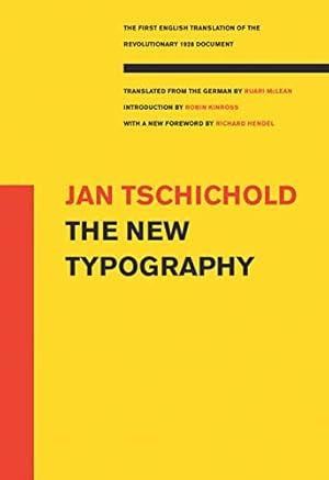 Bild des Verkufers fr The New Typography (Weimar and Now: German Cultural Criticism (Paperback)) zum Verkauf von Pieuler Store