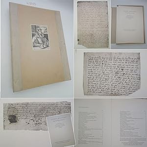 Thomas Müntzers Briefwechsel. Lichtdrucke Nr. 1 bis 73 nach Originalen aus dem Sächsischen Landes...