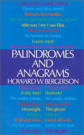 Seller image for Palindromes and Anagrams for sale by Pieuler Store