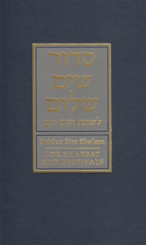 Bild des Verkufers fr Siddur Sim Shalom for Shabbat and Festivals zum Verkauf von Pieuler Store