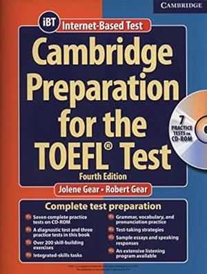 Immagine del venditore per Cambridge Preparation for the TOEFL Test (Book & CD-ROM) venduto da Pieuler Store