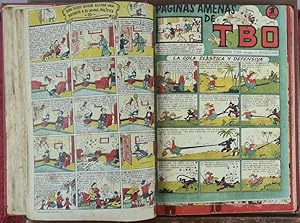 Imagen del vendedor de COMIC Y REVISTA INFANTIL TBO. 3 VOL ENCUADERNADOS. EDIT. BAGUA. 1947/1951. a la venta por Arte & Antigedades Riera