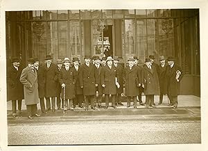 "Mr TARDIEU (Sortie du Conseil des Ministres) 1930" Photo de presse originale G. DEVRED / Agence ...