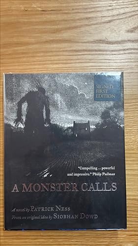 Imagen del vendedor de A Monster Calls. Signed UK first edition, first printing a la venta por Signed and Delivered Books