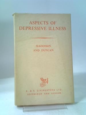 Bild des Verkufers fr Aspects of Depressive Illness zum Verkauf von World of Rare Books