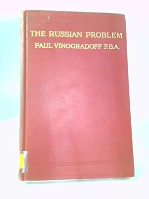 Image du vendeur pour The Russian Problem mis en vente par World of Rare Books