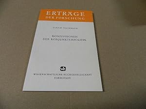 Bild des Verkufers fr Konzeptionen der Konjunkturpolitik. Ertrge der Forschung ; Bd. 39 zum Verkauf von Versandantiquariat Schfer