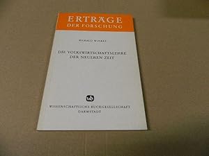 Seller image for Die Volkswirtschaftslehre der neueren Zeit. Ertrge der Forschung ; Bd. 18 for sale by Versandantiquariat Schfer