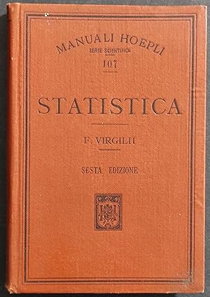 Statistica - F. Virgilii - Ed. Hoepli - 1914