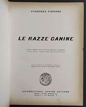 Le Razze Canine - F. Fiorone - 1955