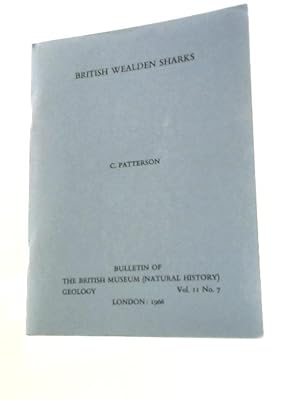 Imagen del vendedor de British Wealden Sharks (Bulletin of the British Museum) a la venta por World of Rare Books