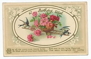 Greetings Vintage Birthday Card