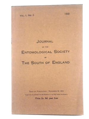 Journal of the Entomological Society of the South of England, Volume I No. 2