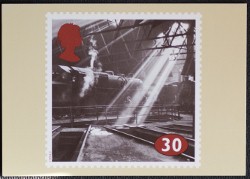 Seller image for Train Royal Mail Stamps Postcard Class 4 2-6-0 Blyth North Shed for sale by Postcard Anoraks