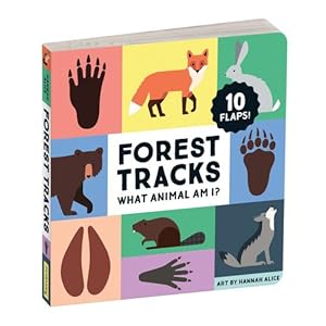 Seller image for Forest Tracks: What Animal Am I? Lift-The-Flap Board Book [Paperback ] for sale by booksXpress