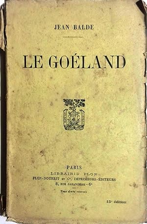 Seller image for Le goland. for sale by Librairie Et Ctera (et caetera) - Sophie Rosire