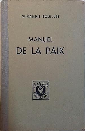Imagen del vendedor de Manuel de la paix. Vers 1930. a la venta por Librairie Et Ctera (et caetera) - Sophie Rosire