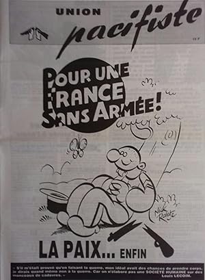 Union pacifiste N° 264. Journal de l'Union pacifiste de France. Mai 1990.