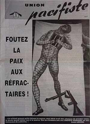 Union pacifiste N° 266. Journal de l'Union pacifiste de France. Juillet 1990.