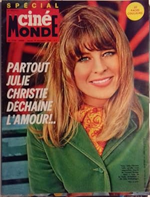 Cinémonde N° 1724. Julie Christie en couverture. 19 décembre 1967.