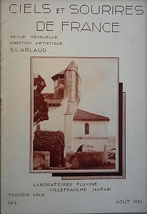 Ciels et sourires de France. 1931 - 3e série N° 4 : Biarritz et environs Août 1931.
