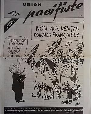 Union pacifiste N° 268. Journal de l'Union pacifiste de France. Octobre 1990.