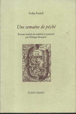 Imagen del vendedor de Une semaine de pch. a la venta por Librairie Et Ctera (et caetera) - Sophie Rosire