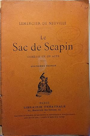 Image du vendeur pour Le sac de Scapin. Comdie en 1 acte. Vers 1900. mis en vente par Librairie Et Ctera (et caetera) - Sophie Rosire