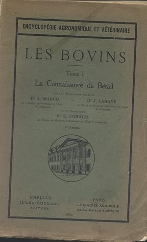 Imagen del vendedor de Les bovins. Tome 1 seul : Connaissance du btail. a la venta por Librairie Et Ctera (et caetera) - Sophie Rosire