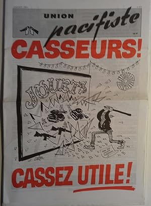 Union pacifiste N° 271. Journal de l'Union pacifiste de France. Janvier 1991.