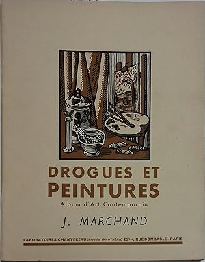 Drogues et peintures N° 30. Jean Marchand, par Philippe Chabaneix. Vers 1950.