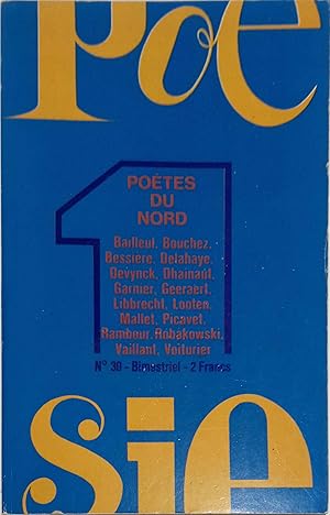 Seller image for Posie 1. N 30 : Potes du Nord. Bailleul, Bouchez, Bessire, Delahaye, Devynk, Dhainaut Mars-avril 1973. for sale by Librairie Et Ctera (et caetera) - Sophie Rosire