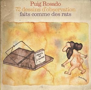Image du vendeur pour 72 dessins d'observations. Faits comme des rats. mis en vente par Librairie Et Ctera (et caetera) - Sophie Rosire